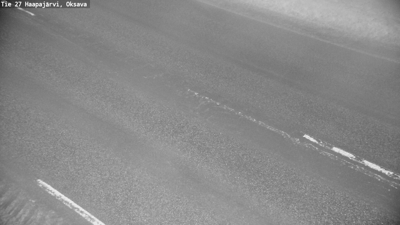 Weather Camera Image Road 27 Haapajärvi, Oksava, Haapajärvi, Pohjois-Pohjanmaa