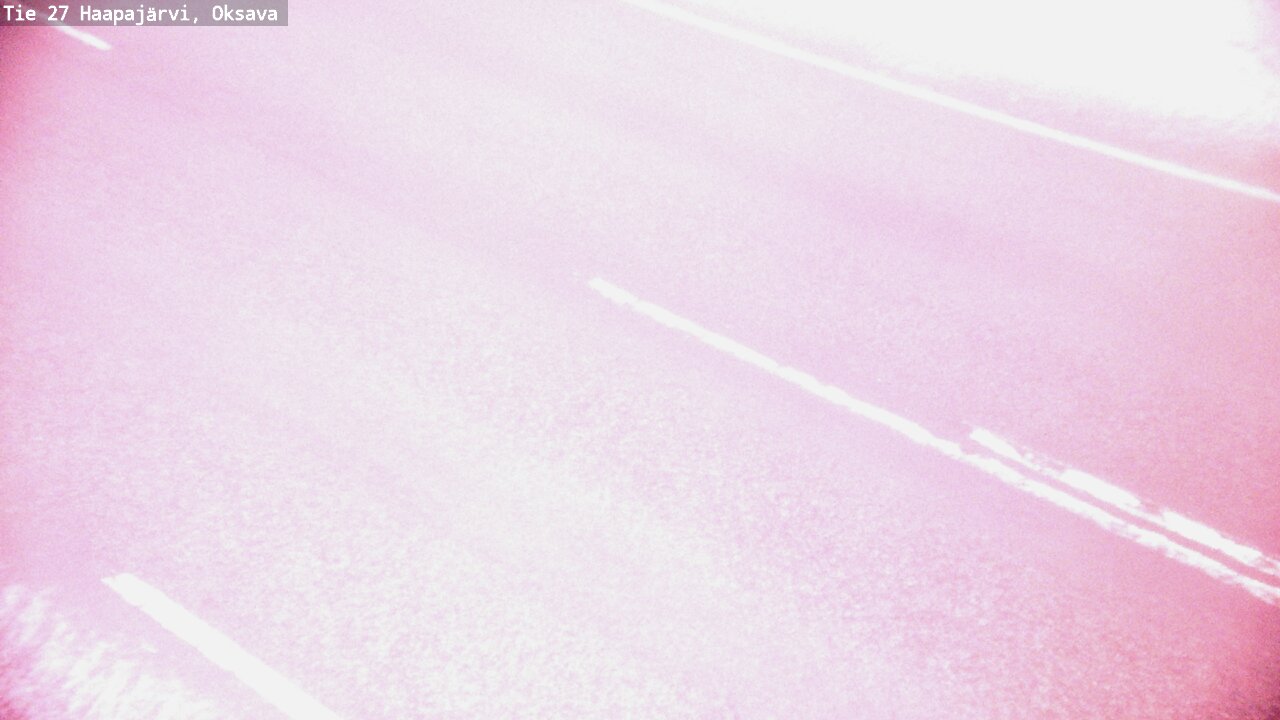 Weather Camera Image Road 27 Haapajärvi, Oksava, Haapajärvi, Pohjois-Pohjanmaa