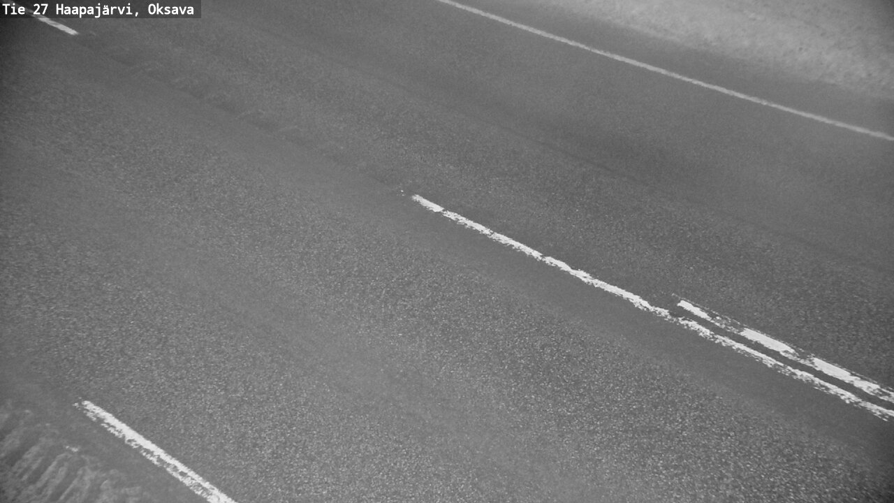 Weather Camera Image Road 27 Haapajärvi, Oksava, Haapajärvi, Pohjois-Pohjanmaa