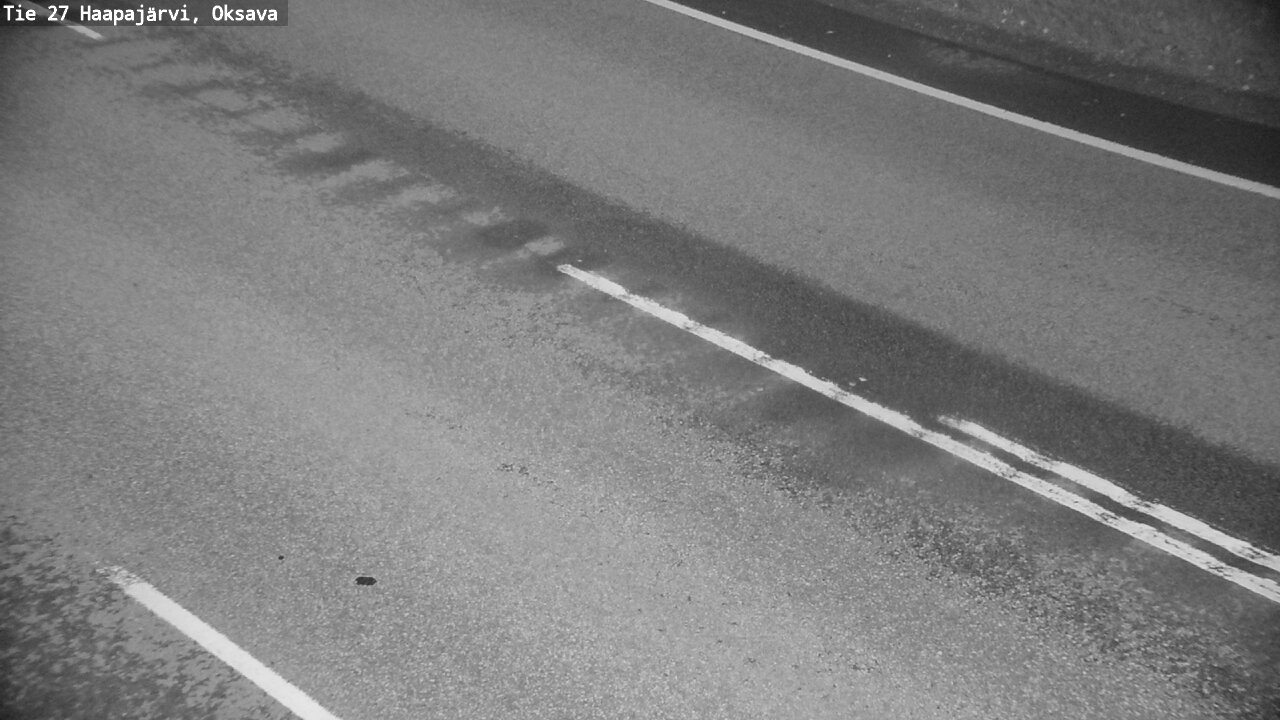 Weather Camera Image Road 27 Haapajärvi, Oksava, Haapajärvi, Pohjois-Pohjanmaa