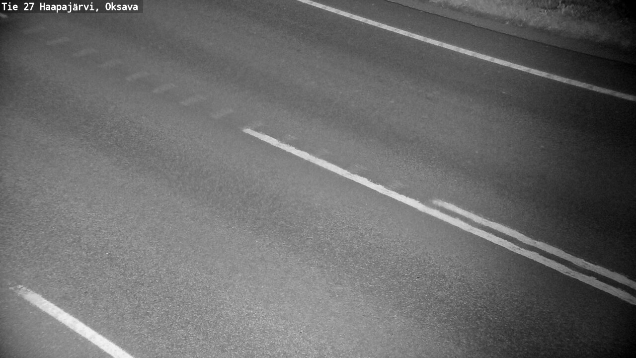 Weather Camera Image Road 27 Haapajärvi, Oksava, Haapajärvi, Pohjois-Pohjanmaa