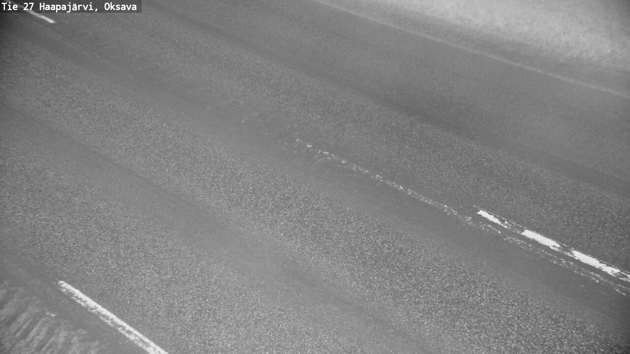 Weather Camera Image Road 27 Haapajärvi, Oksava, Haapajärvi, Pohjois-Pohjanmaa