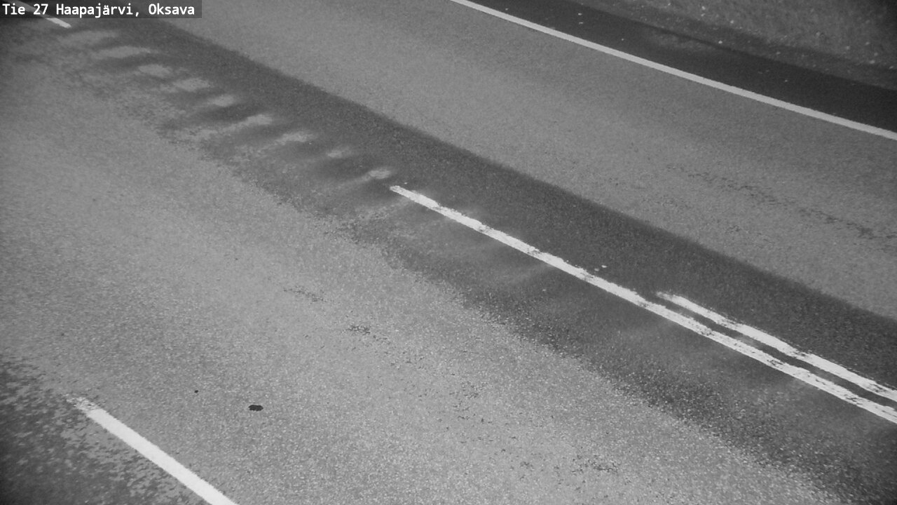 Weather Camera Image Road 27 Haapajärvi, Oksava, Haapajärvi, Pohjois-Pohjanmaa
