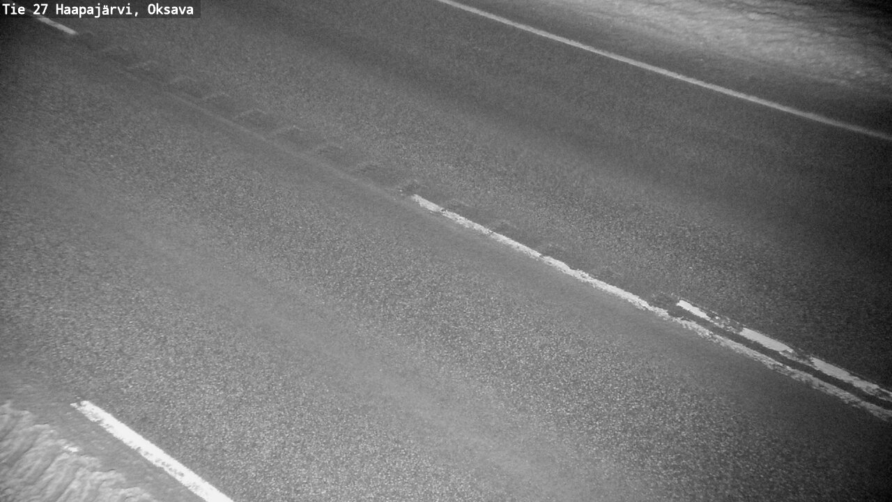 Weather Camera Image Road 27 Haapajärvi, Oksava, Haapajärvi, Pohjois-Pohjanmaa