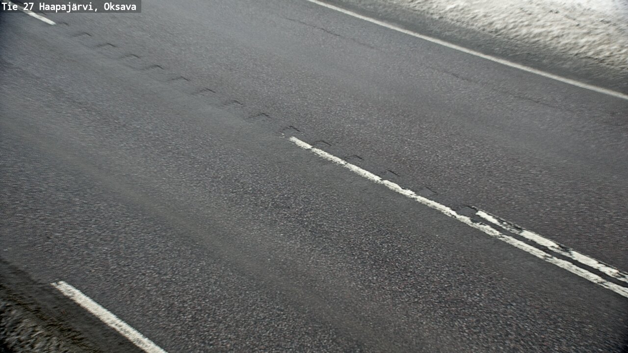 Weather Camera Image Road 27 Haapajärvi, Oksava, Haapajärvi, Pohjois-Pohjanmaa