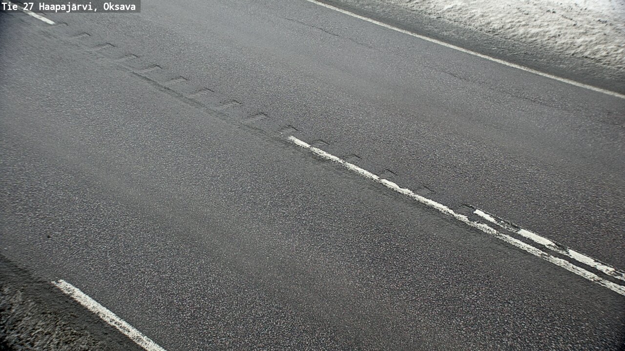 Weather Camera Image Road 27 Haapajärvi, Oksava, Haapajärvi, Pohjois-Pohjanmaa