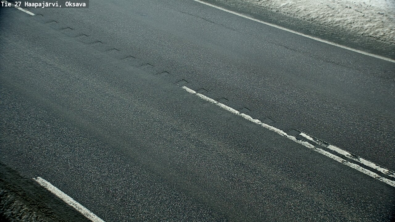 Weather Camera Image Road 27 Haapajärvi, Oksava, Haapajärvi, Pohjois-Pohjanmaa
