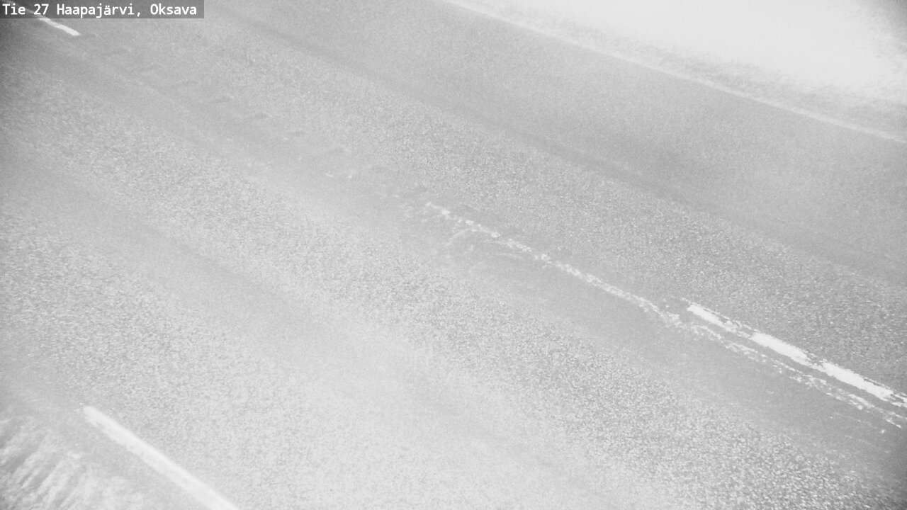 Weather Camera Image Road 27 Haapajärvi, Oksava, Haapajärvi, Pohjois-Pohjanmaa