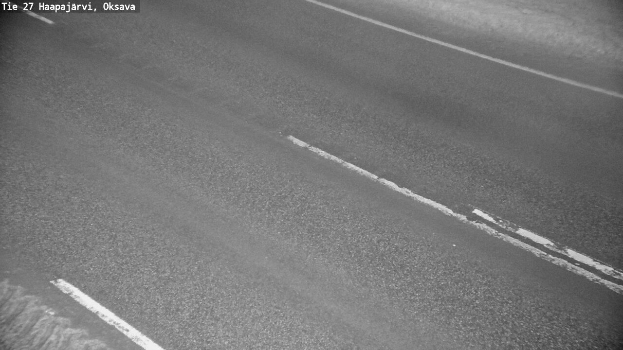 Weather Camera Image Road 27 Haapajärvi, Oksava, Haapajärvi, Pohjois-Pohjanmaa