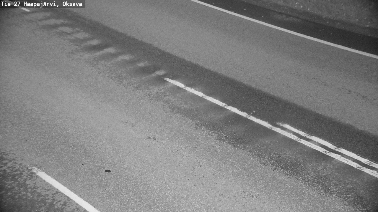 Weather Camera Image Road 27 Haapajärvi, Oksava, Haapajärvi, Pohjois-Pohjanmaa