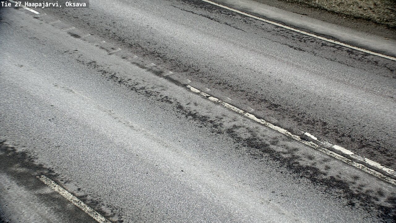 Weather Camera Image Väg 27 Haapajärvi, Oksava, Haapajärvi, Pohjois-Pohjanmaa
