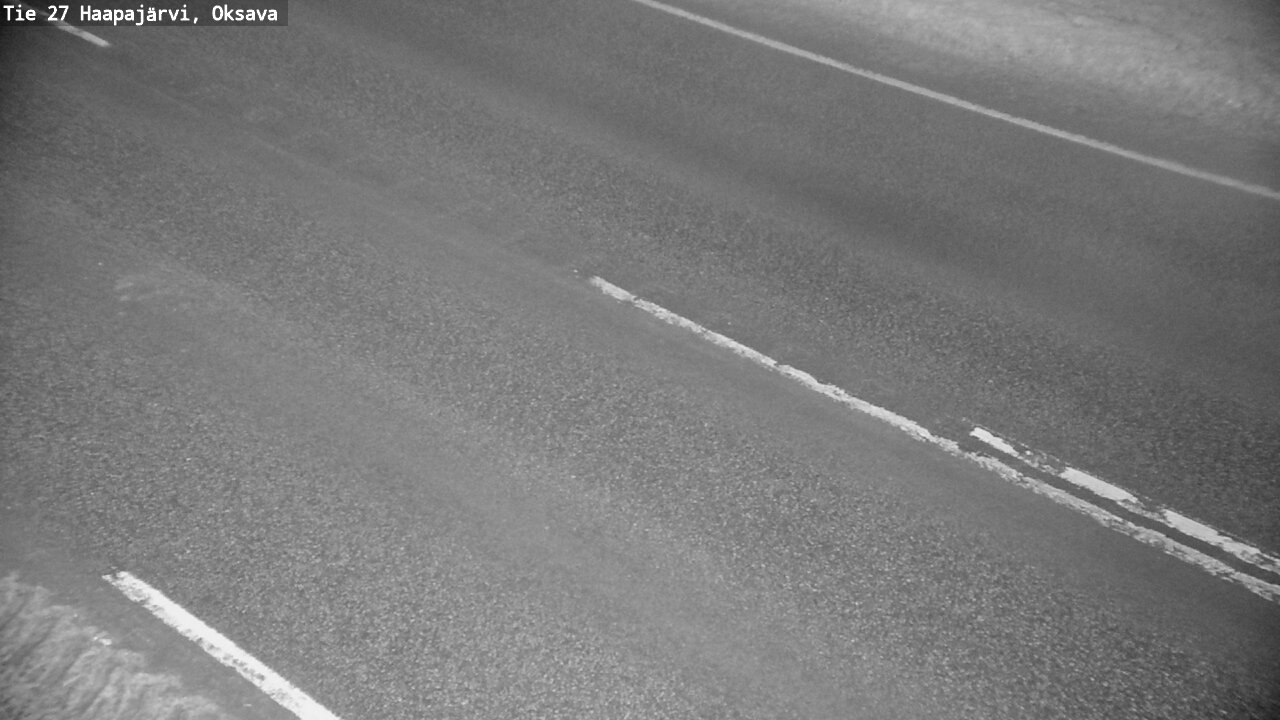 Weather Camera Image Road 27 Haapajärvi, Oksava, Haapajärvi, Pohjois-Pohjanmaa