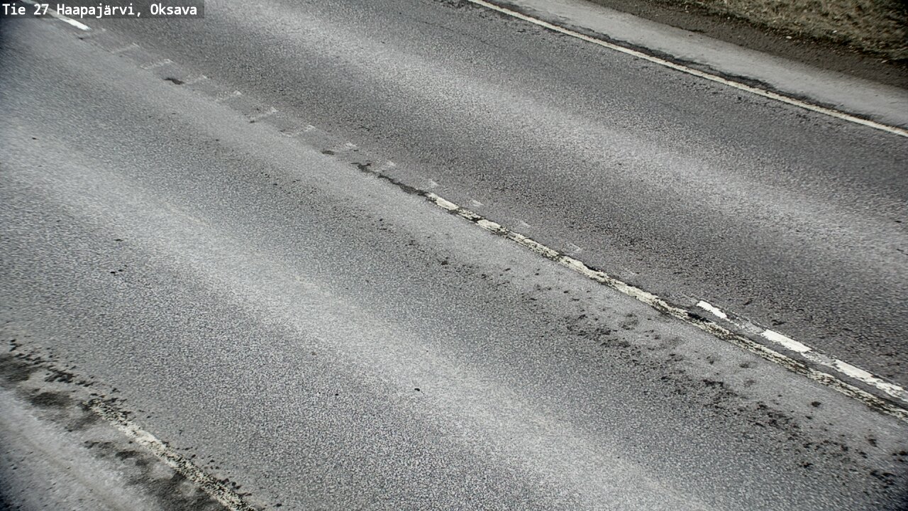 Weather Camera Image Väg 27 Haapajärvi, Oksava, Haapajärvi, Pohjois-Pohjanmaa