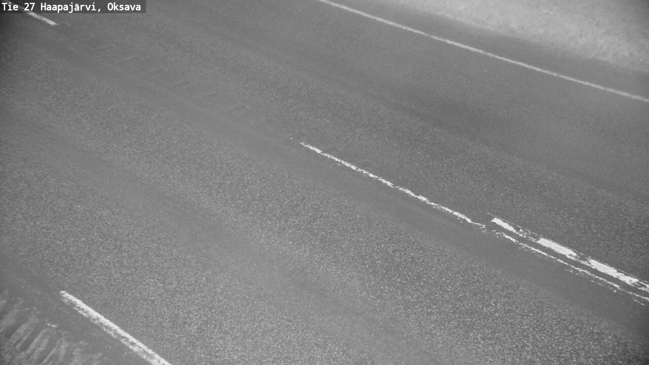 Weather Camera Image Road 27 Haapajärvi, Oksava, Haapajärvi, Pohjois-Pohjanmaa
