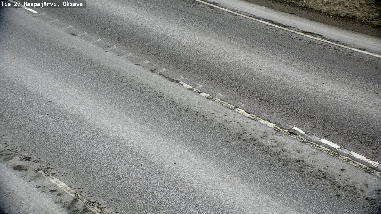 Weather Camera Image Väg 27 Haapajärvi, Oksava, Haapajärvi, Pohjois-Pohjanmaa