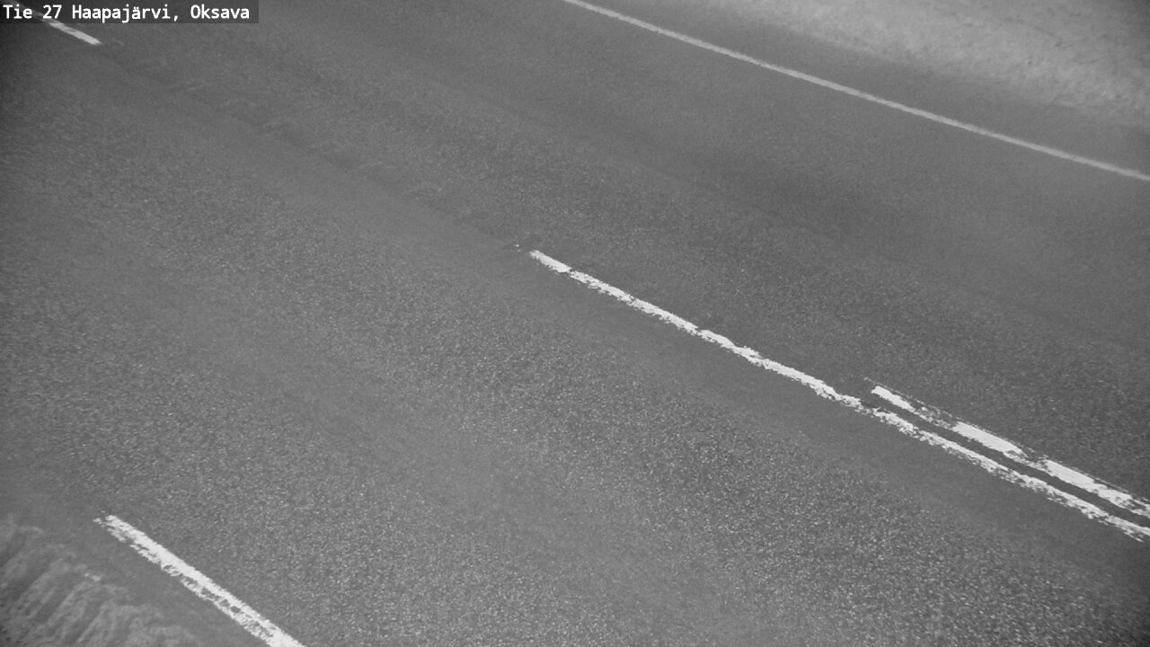 Weather Camera Image Road 27 Haapajärvi, Oksava, Haapajärvi, Pohjois-Pohjanmaa