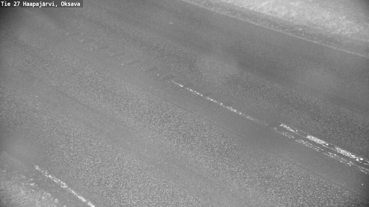 Weather Camera Image Road 27 Haapajärvi, Oksava, Haapajärvi, Pohjois-Pohjanmaa