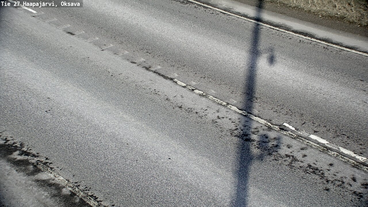 Weather Camera Image Väg 27 Haapajärvi, Oksava, Haapajärvi, Pohjois-Pohjanmaa