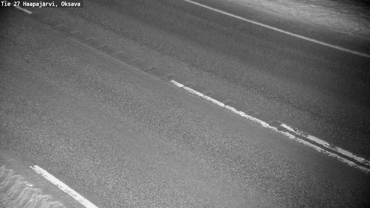 Weather Camera Image Road 27 Haapajärvi, Oksava, Haapajärvi, Pohjois-Pohjanmaa