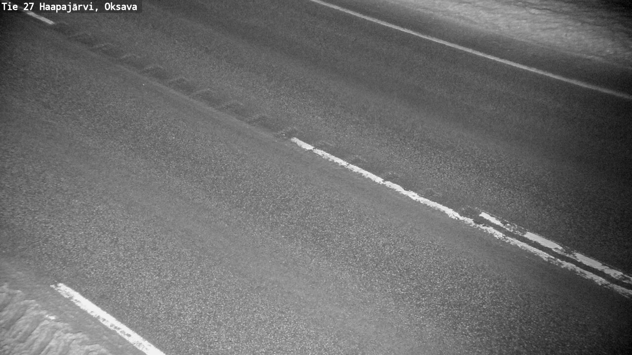 Weather Camera Image Road 27 Haapajärvi, Oksava, Haapajärvi, Pohjois-Pohjanmaa
