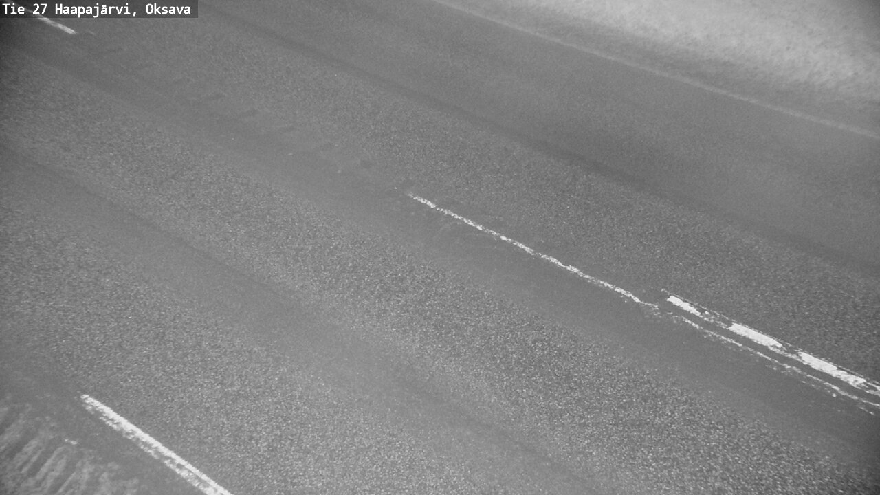 Weather Camera Image Road 27 Haapajärvi, Oksava, Haapajärvi, Pohjois-Pohjanmaa