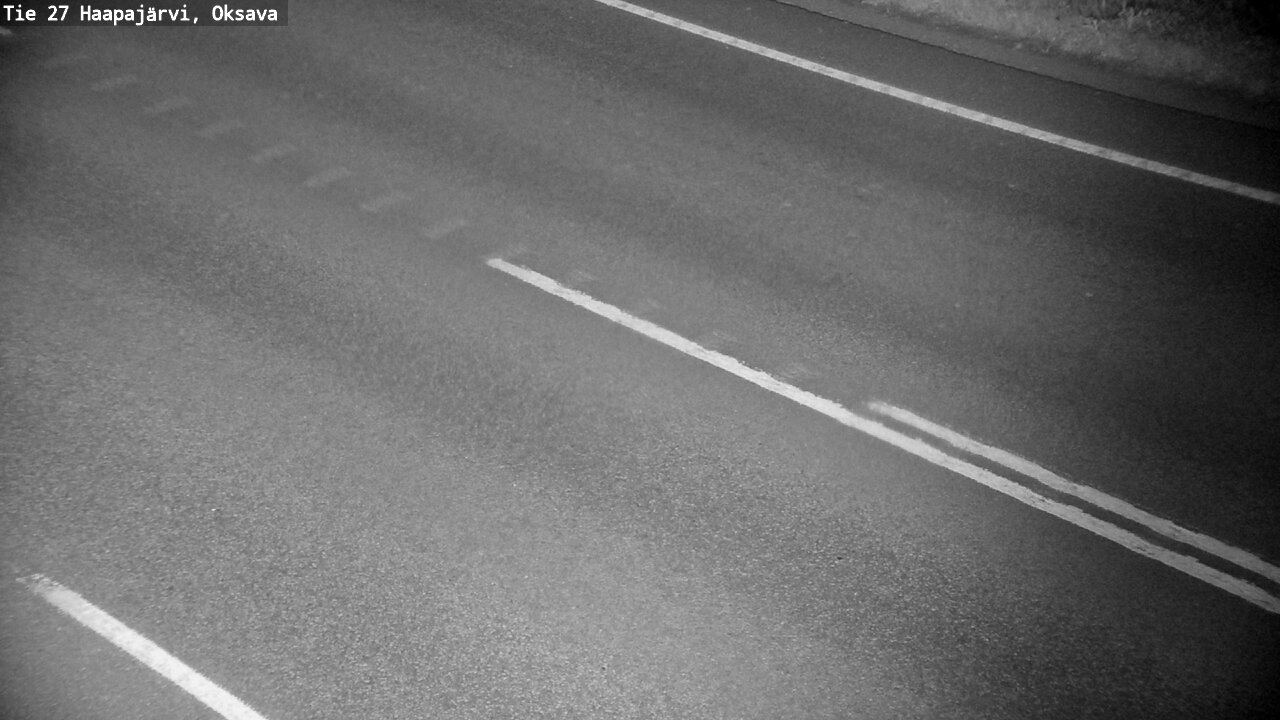 Weather Camera Image Road 27 Haapajärvi, Oksava, Haapajärvi, Pohjois-Pohjanmaa