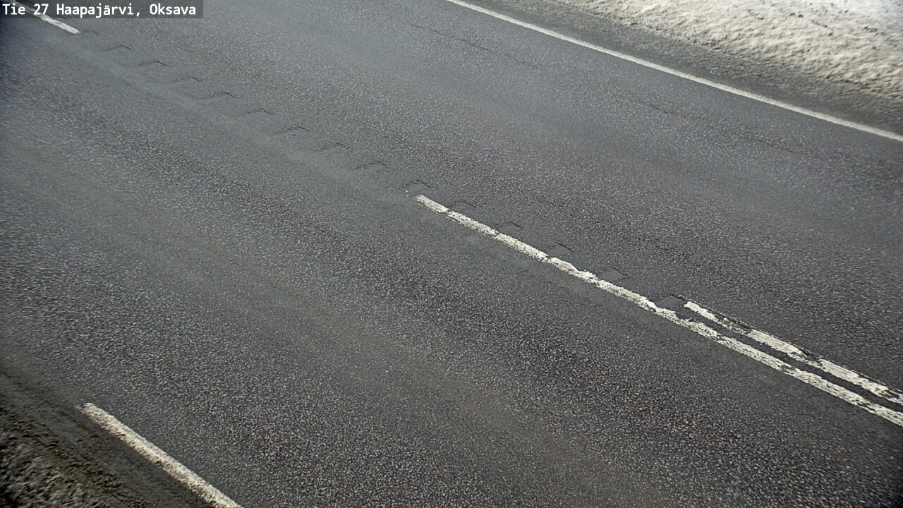 Weather Camera Image Road 27 Haapajärvi, Oksava, Haapajärvi, Pohjois-Pohjanmaa