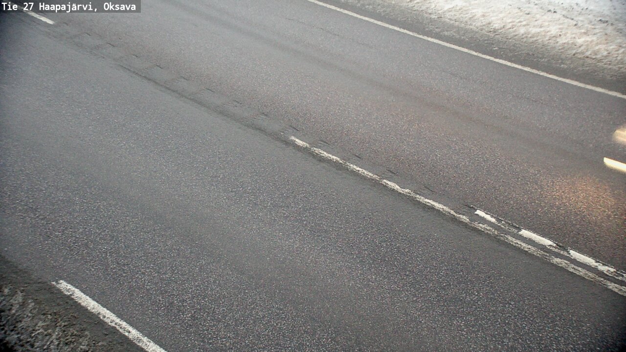 Weather Camera Image Road 27 Haapajärvi, Oksava, Haapajärvi, Pohjois-Pohjanmaa