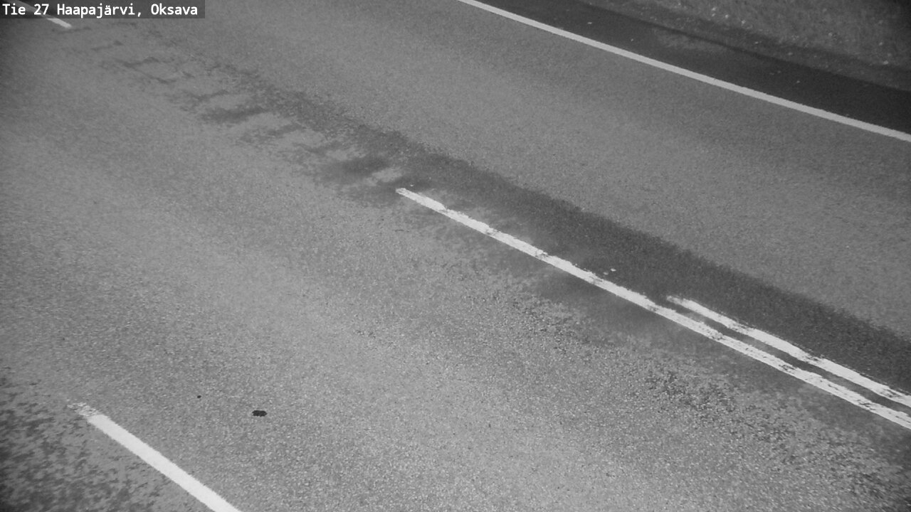 Weather Camera Image Road 27 Haapajärvi, Oksava, Haapajärvi, Pohjois-Pohjanmaa