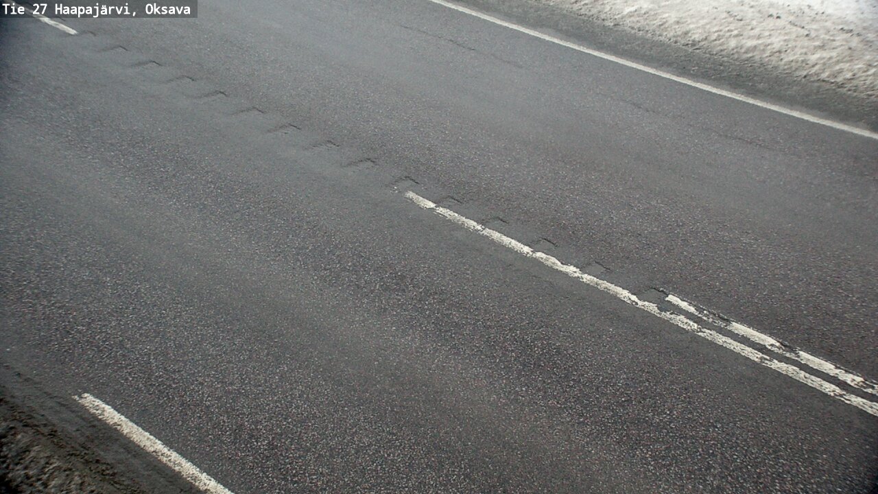Weather Camera Image Road 27 Haapajärvi, Oksava, Haapajärvi, Pohjois-Pohjanmaa