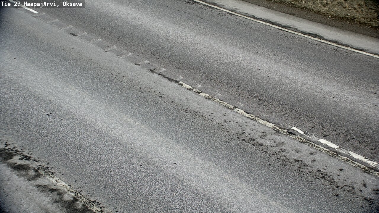 Weather Camera Image Väg 27 Haapajärvi, Oksava, Haapajärvi, Pohjois-Pohjanmaa