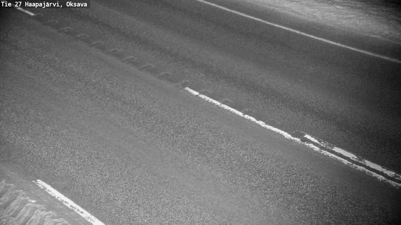 Weather Camera Image Road 27 Haapajärvi, Oksava, Haapajärvi, Pohjois-Pohjanmaa