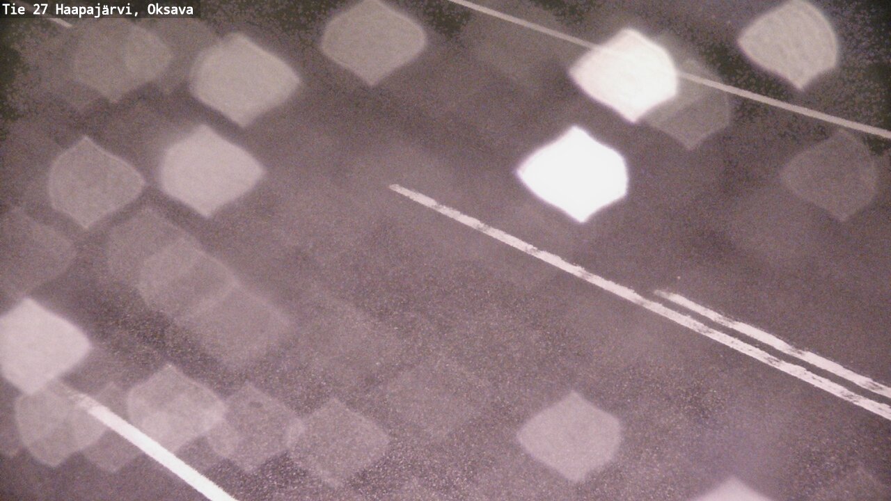 Weather Camera Image Road 27 Haapajärvi, Oksava, Haapajärvi, Pohjois-Pohjanmaa