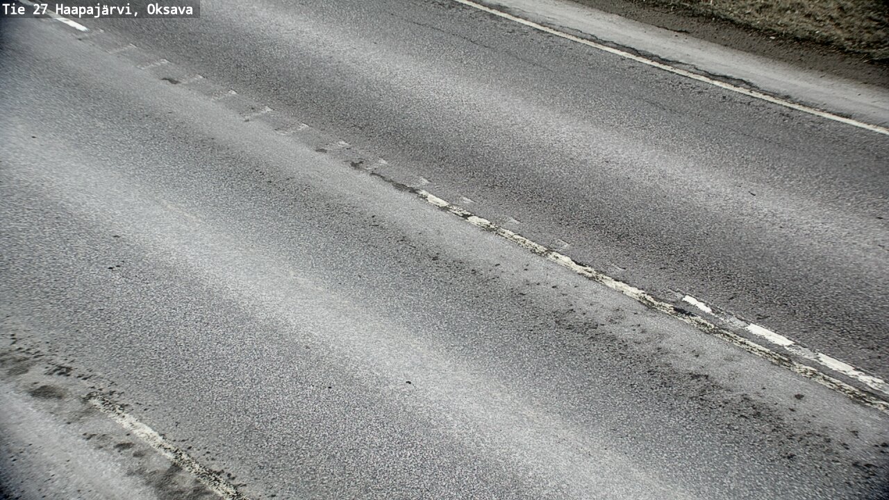 Weather Camera Image Väg 27 Haapajärvi, Oksava, Haapajärvi, Pohjois-Pohjanmaa