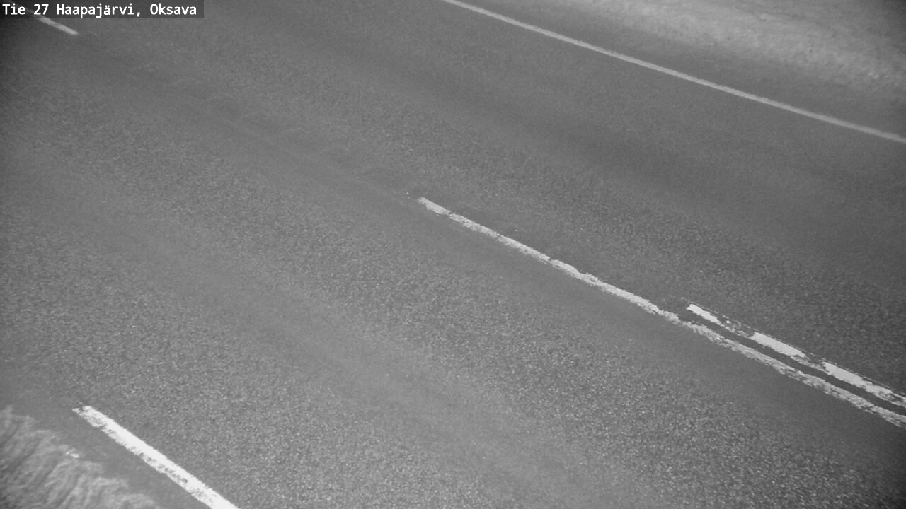 Weather Camera Image Road 27 Haapajärvi, Oksava, Haapajärvi, Pohjois-Pohjanmaa