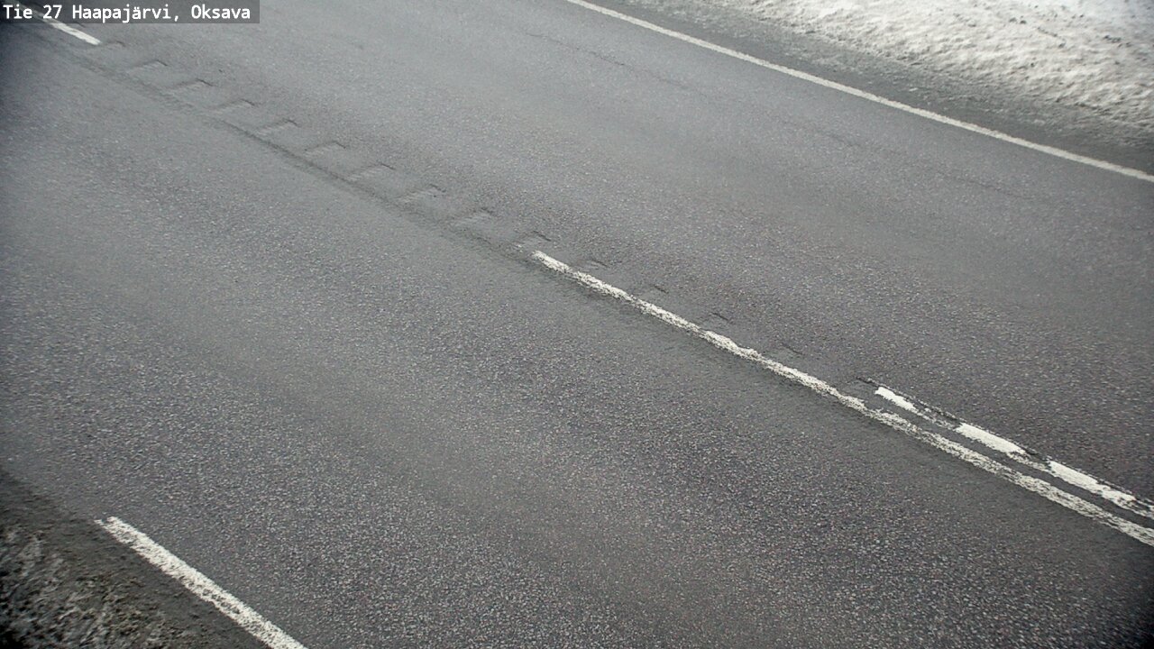 Weather Camera Image Road 27 Haapajärvi, Oksava, Haapajärvi, Pohjois-Pohjanmaa