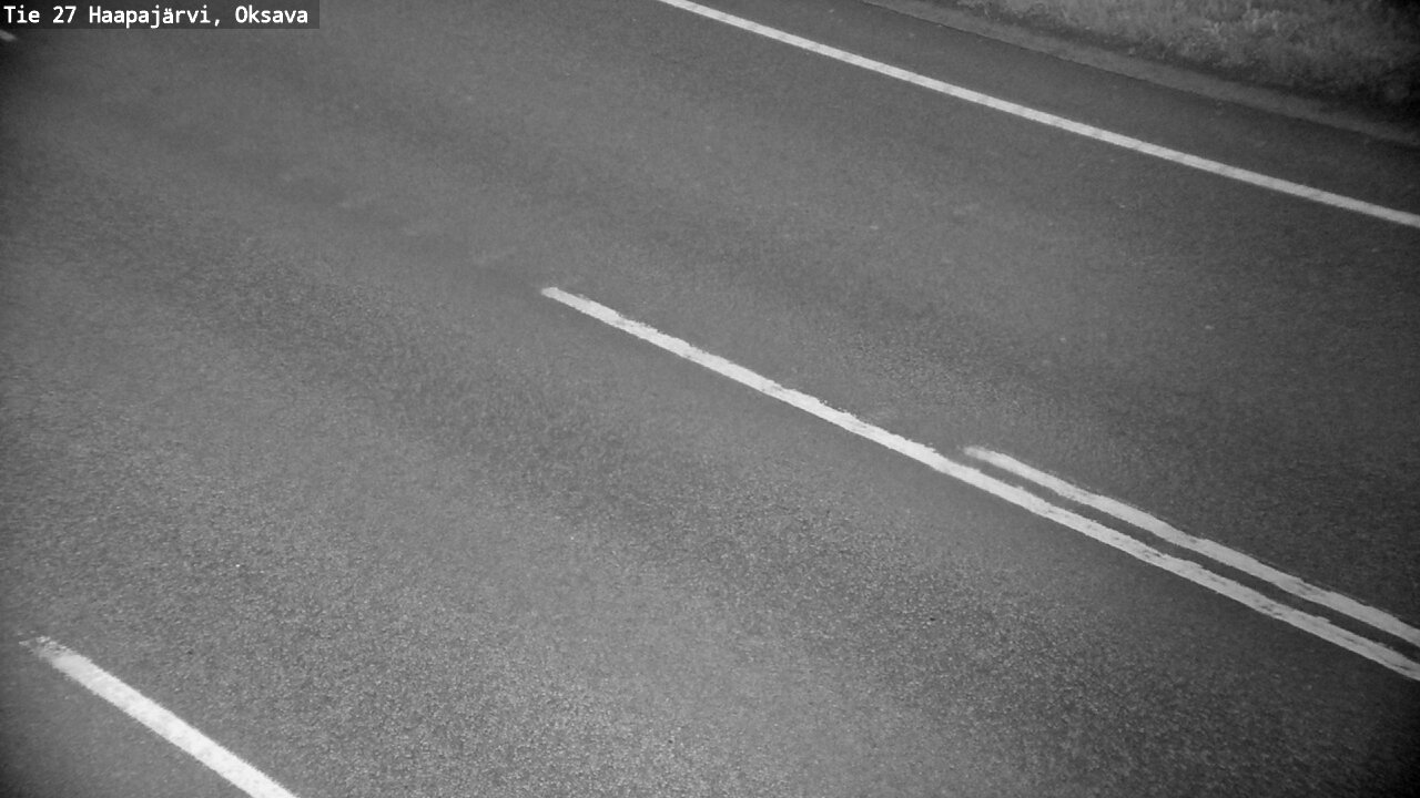 Weather Camera Image Road 27 Haapajärvi, Oksava, Haapajärvi, Pohjois-Pohjanmaa