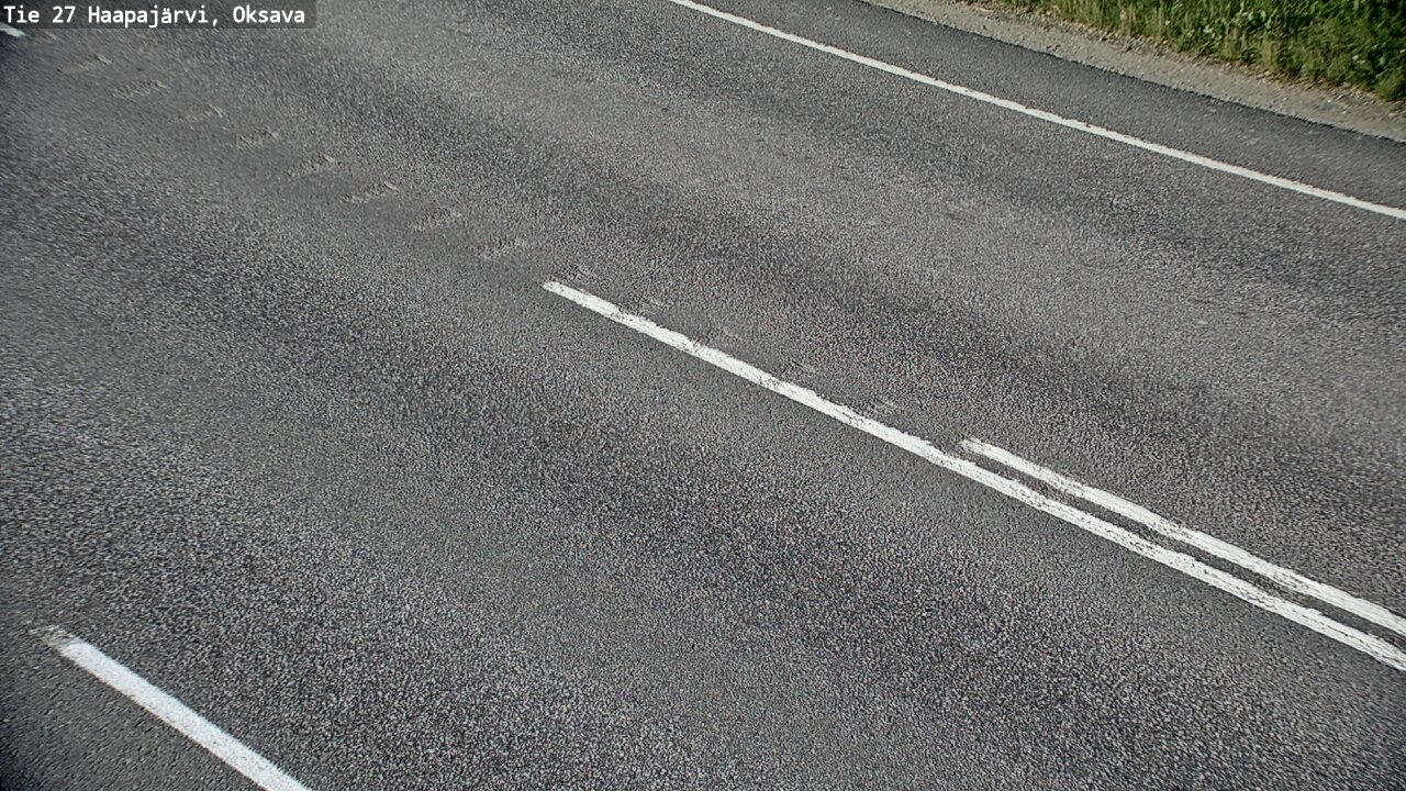 Weather Camera Image Road 27 Haapajärvi, Oksava, Haapajärvi, Pohjois-Pohjanmaa