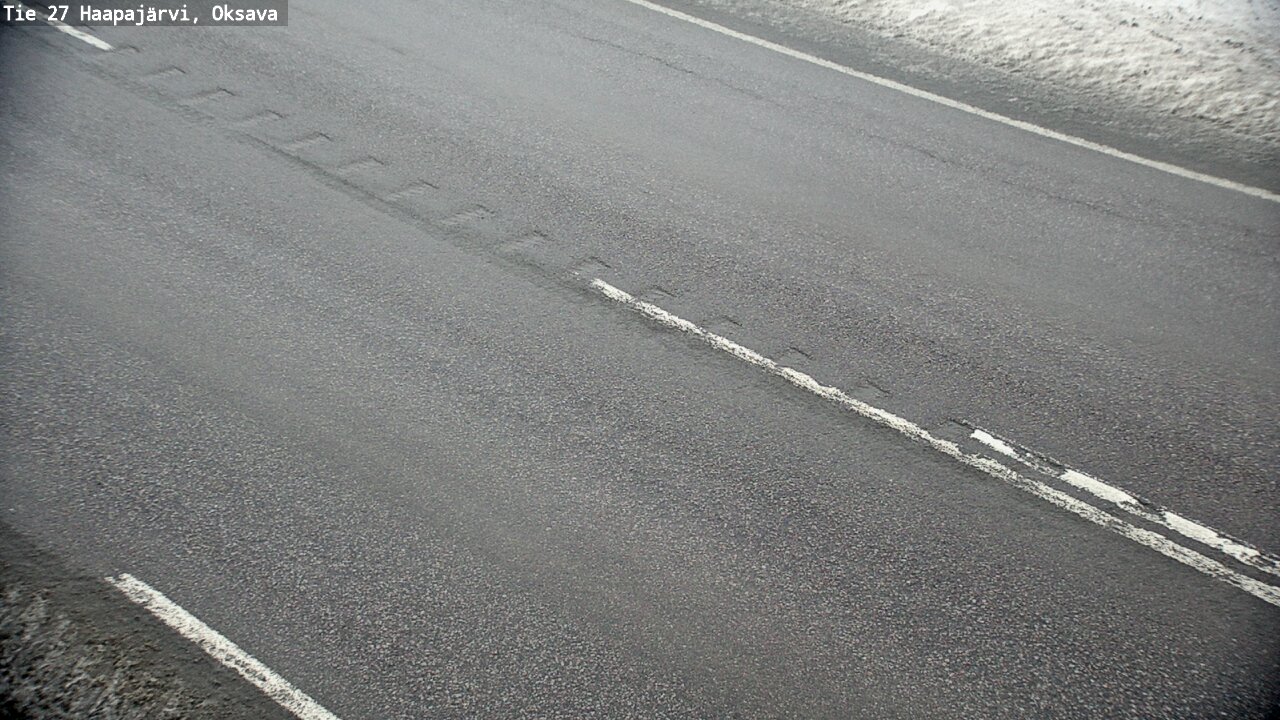 Weather Camera Image Road 27 Haapajärvi, Oksava, Haapajärvi, Pohjois-Pohjanmaa