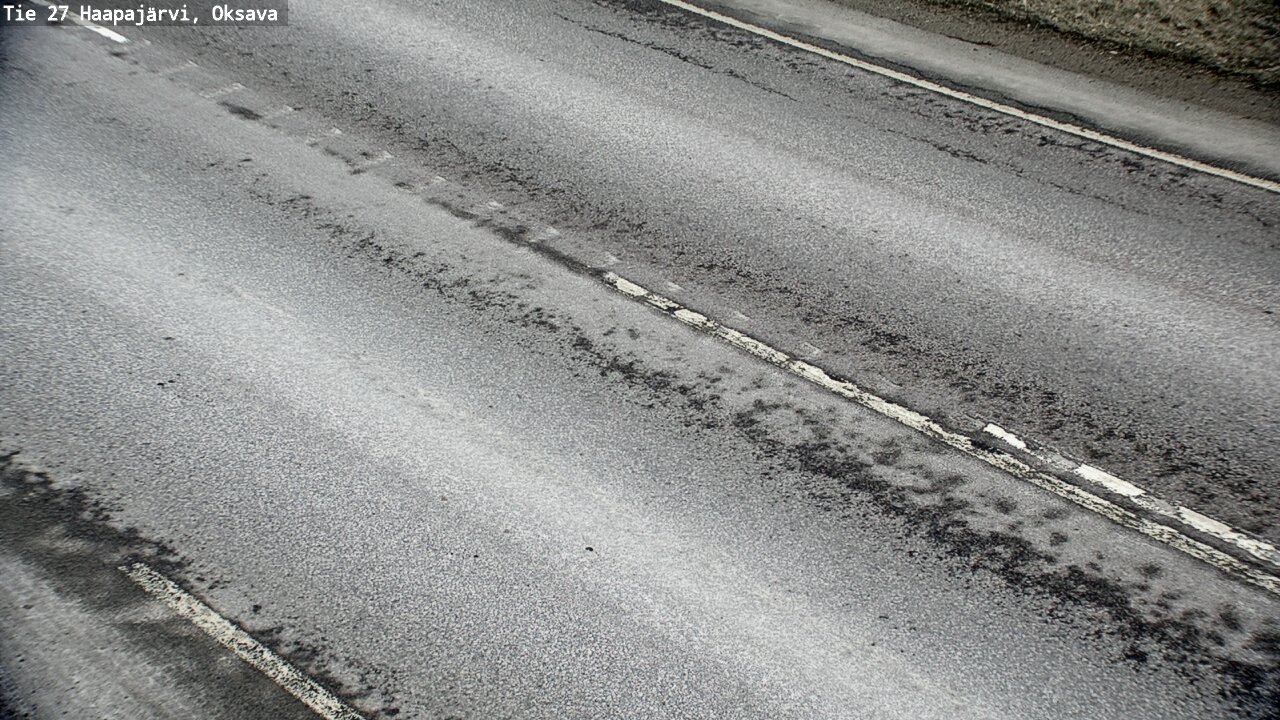 Weather Camera Image Väg 27 Haapajärvi, Oksava, Haapajärvi, Pohjois-Pohjanmaa