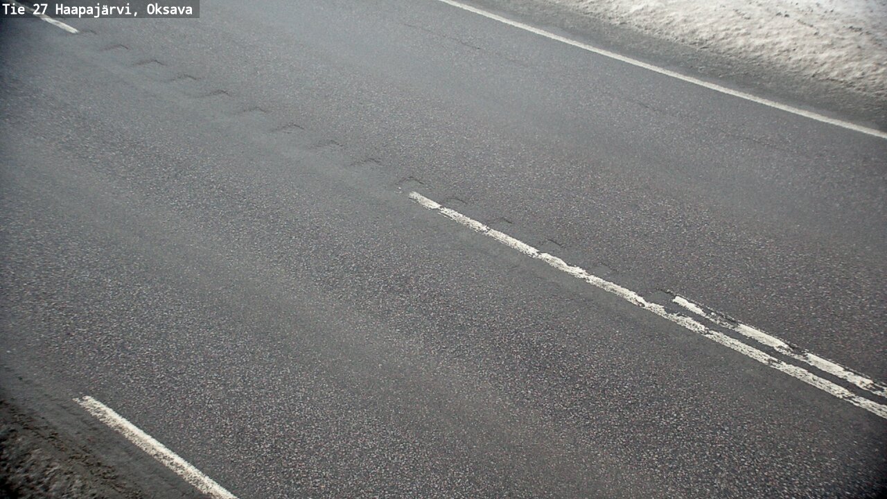Weather Camera Image Road 27 Haapajärvi, Oksava, Haapajärvi, Pohjois-Pohjanmaa