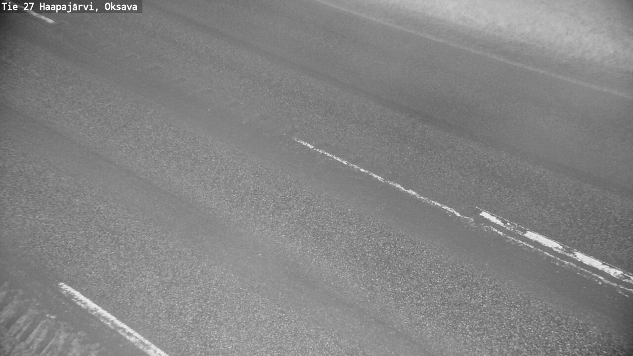 Weather Camera Image Road 27 Haapajärvi, Oksava, Haapajärvi, Pohjois-Pohjanmaa