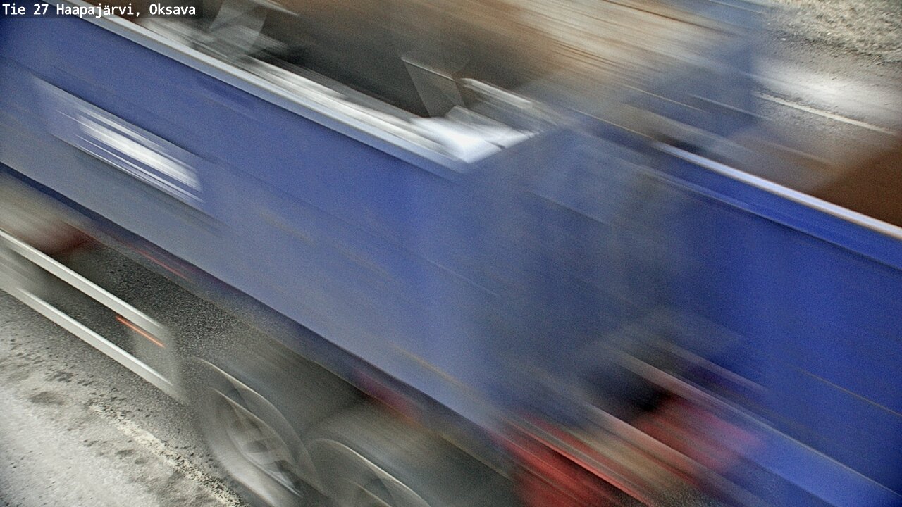 Weather Camera Image Väg 27 Haapajärvi, Oksava, Haapajärvi, Pohjois-Pohjanmaa