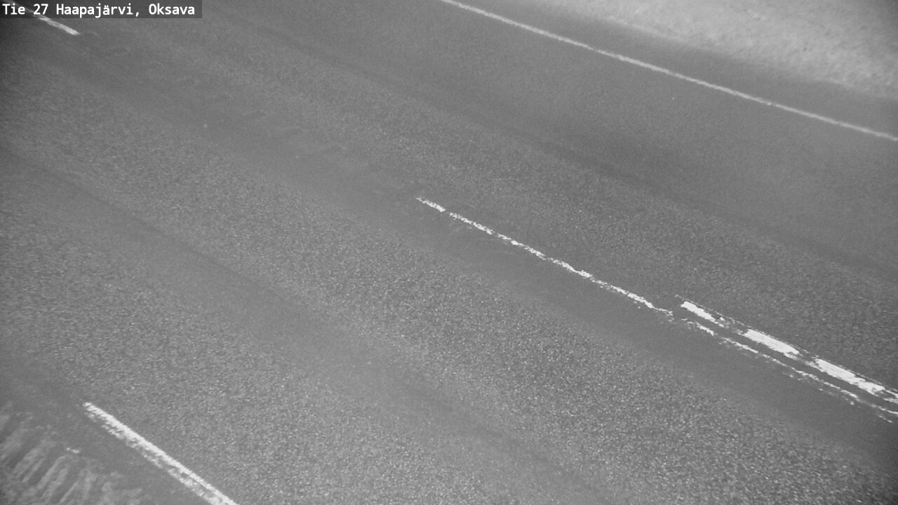 Weather Camera Image Road 27 Haapajärvi, Oksava, Haapajärvi, Pohjois-Pohjanmaa