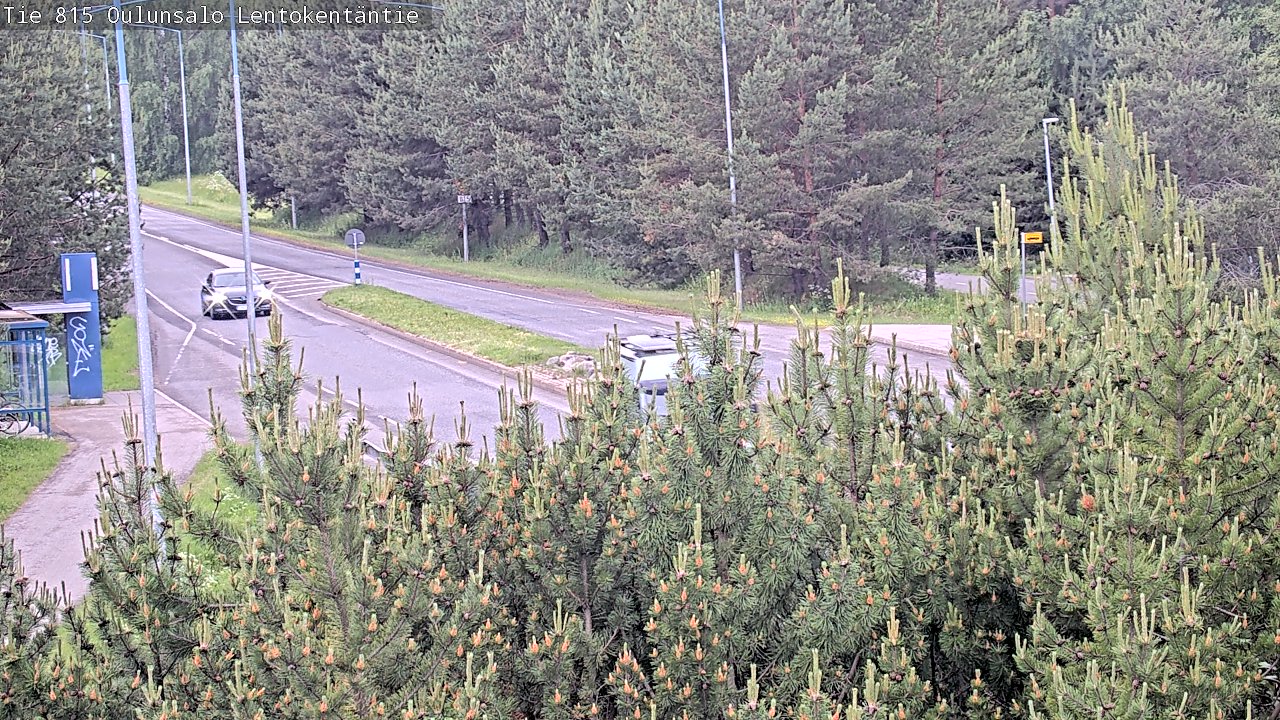 Kelikamerat Kuva Tie 816 Oulunsalo, Lentokentäntie, Oulu, Pohjois-Pohjanmaa