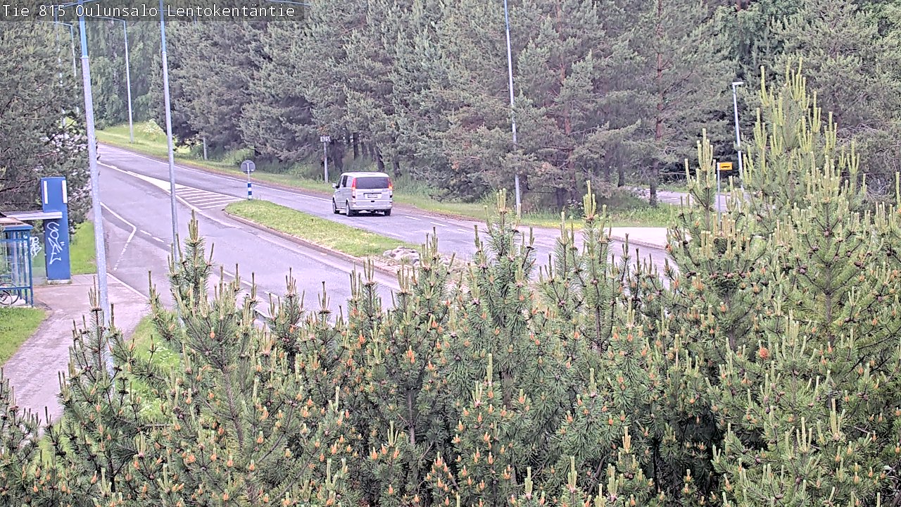 Kelikamerat Kuva Tie 816 Oulunsalo, Lentokentäntie, Oulu, Pohjois-Pohjanmaa