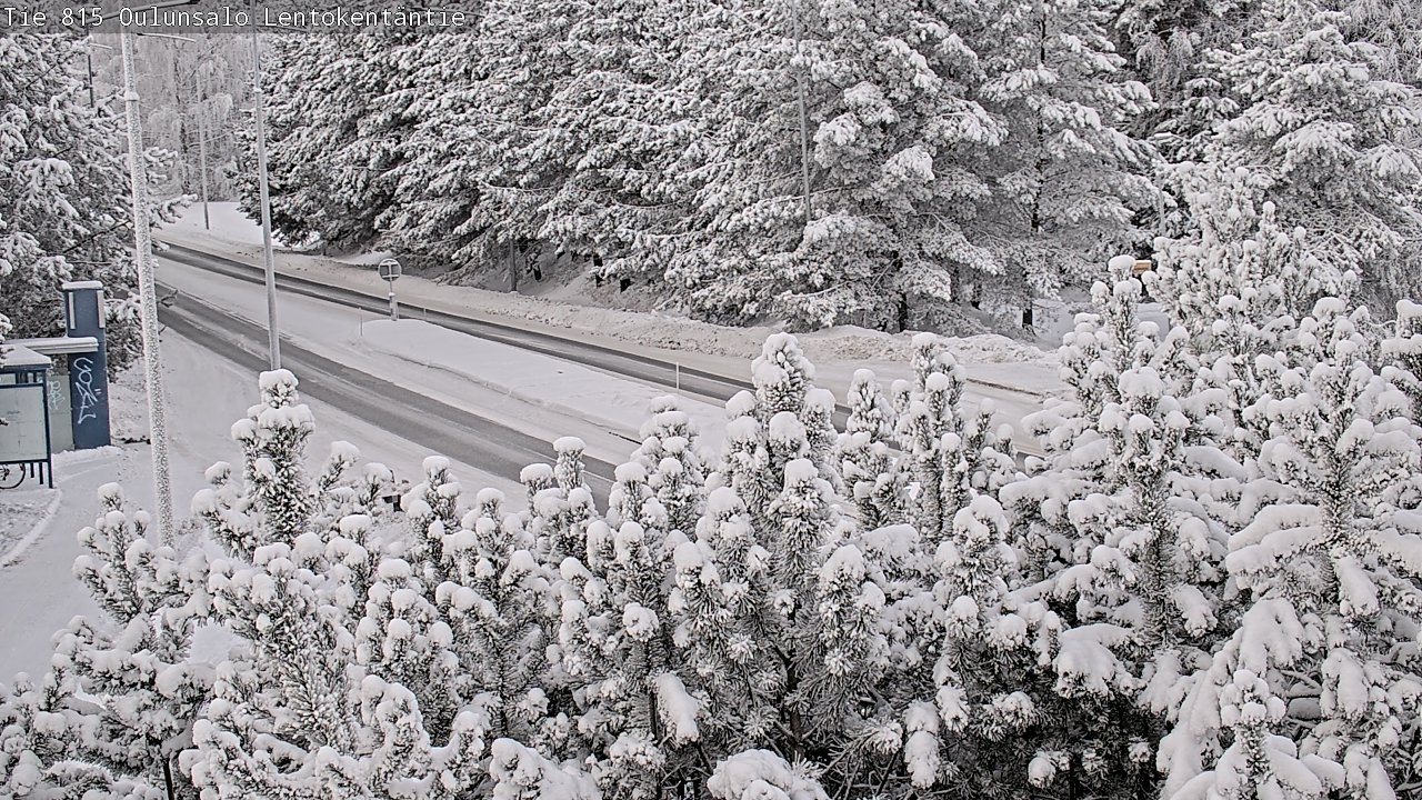 Kelikamerat Kuva Tie 816 Oulunsalo, Lentokentäntie, Oulu, Pohjois-Pohjanmaa