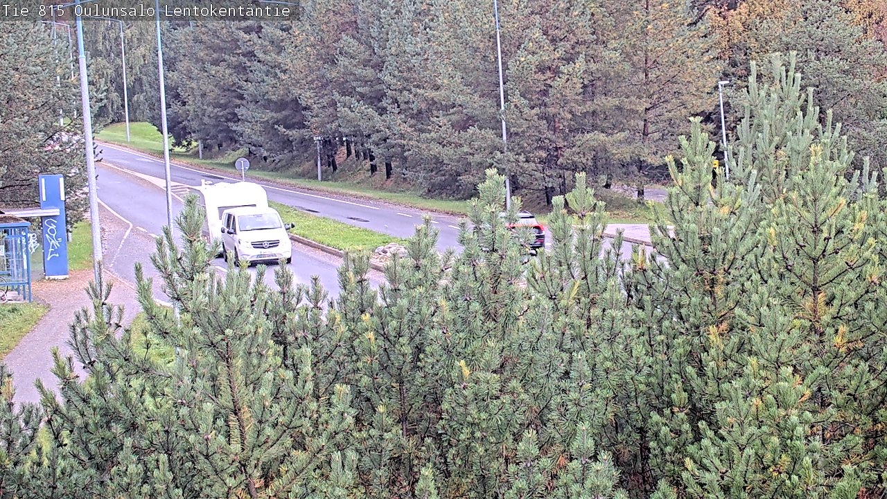 Weather Camera Image Road 816 Oulunsalo, Lentokentäntie, Oulu, Pohjois-Pohjanmaa