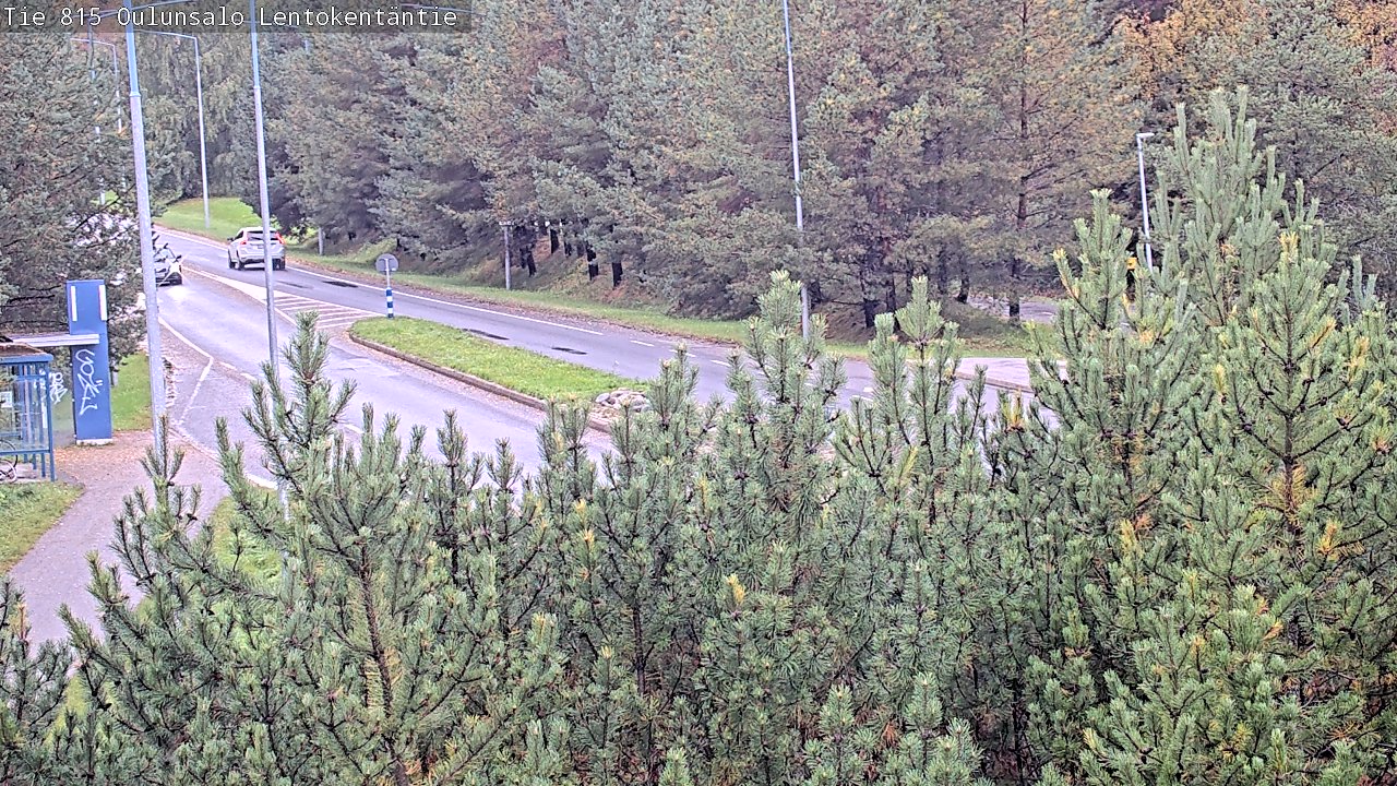 Weather Camera Image Road 816 Oulunsalo, Lentokentäntie, Oulu, Pohjois-Pohjanmaa