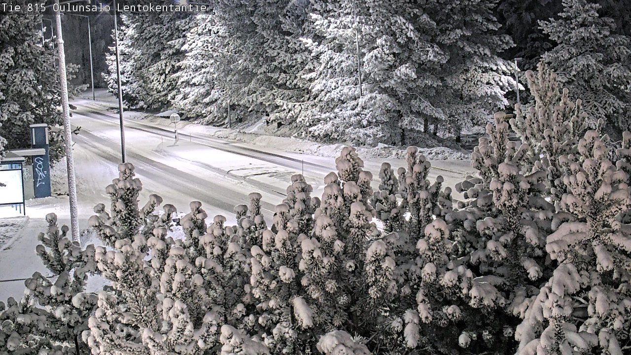 Kelikamerat Kuva Tie 816 Oulunsalo, Lentokentäntie, Oulu, Pohjois-Pohjanmaa